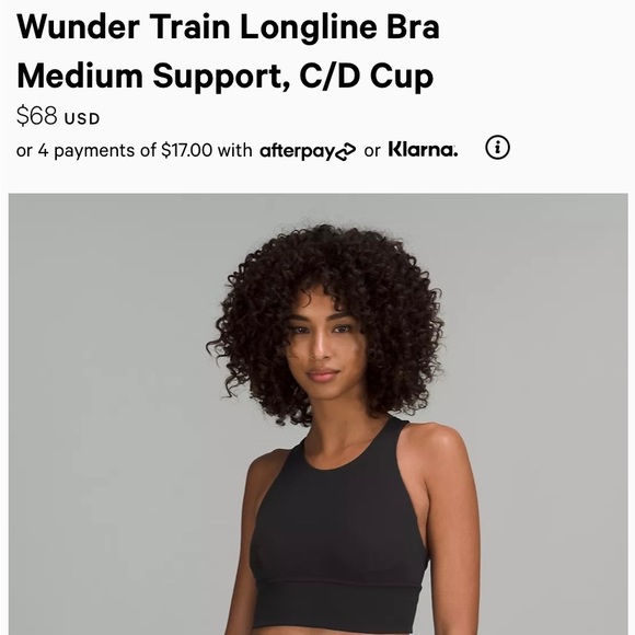 Lululemon Maroon Wunder Train Sports Bra (C-D cup) size 4 - Picture 1 of 2